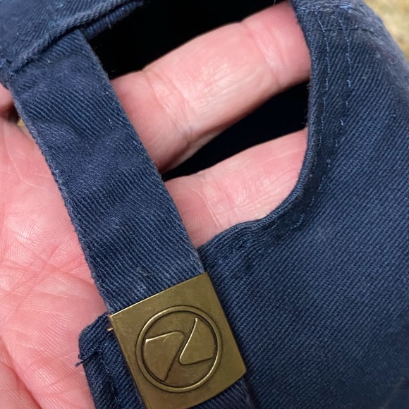 Nice ALIEN Head SKATE Cotton Navy Blue Strap Back OS Baseball Hat - Picture 4 of 4